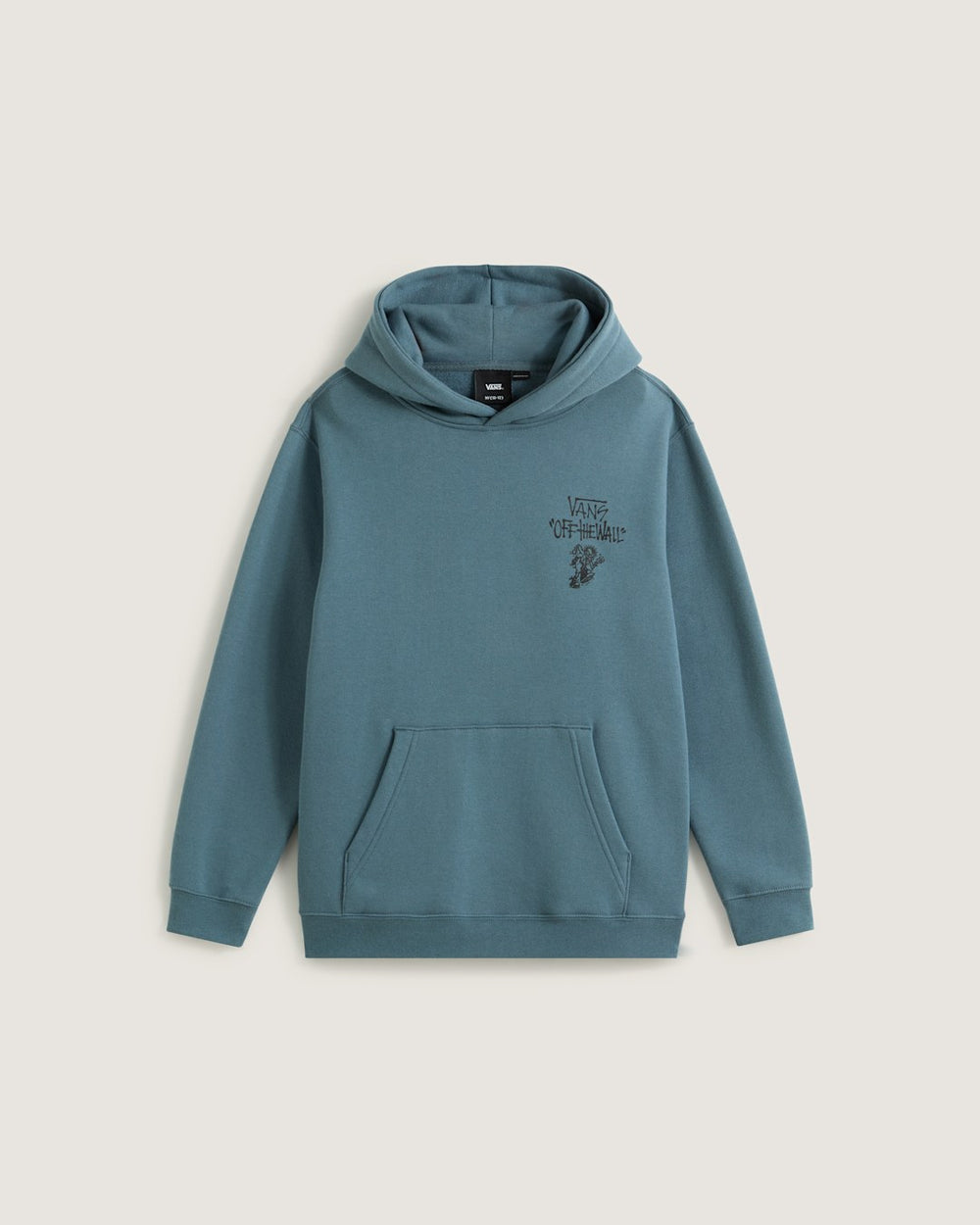 Kids Vans Kids Let Loose Pullover Hoodie in Stormy Weather Black