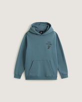 Kids Vans Kids Let Loose Pullover Hoodie in Stormy Weather Black