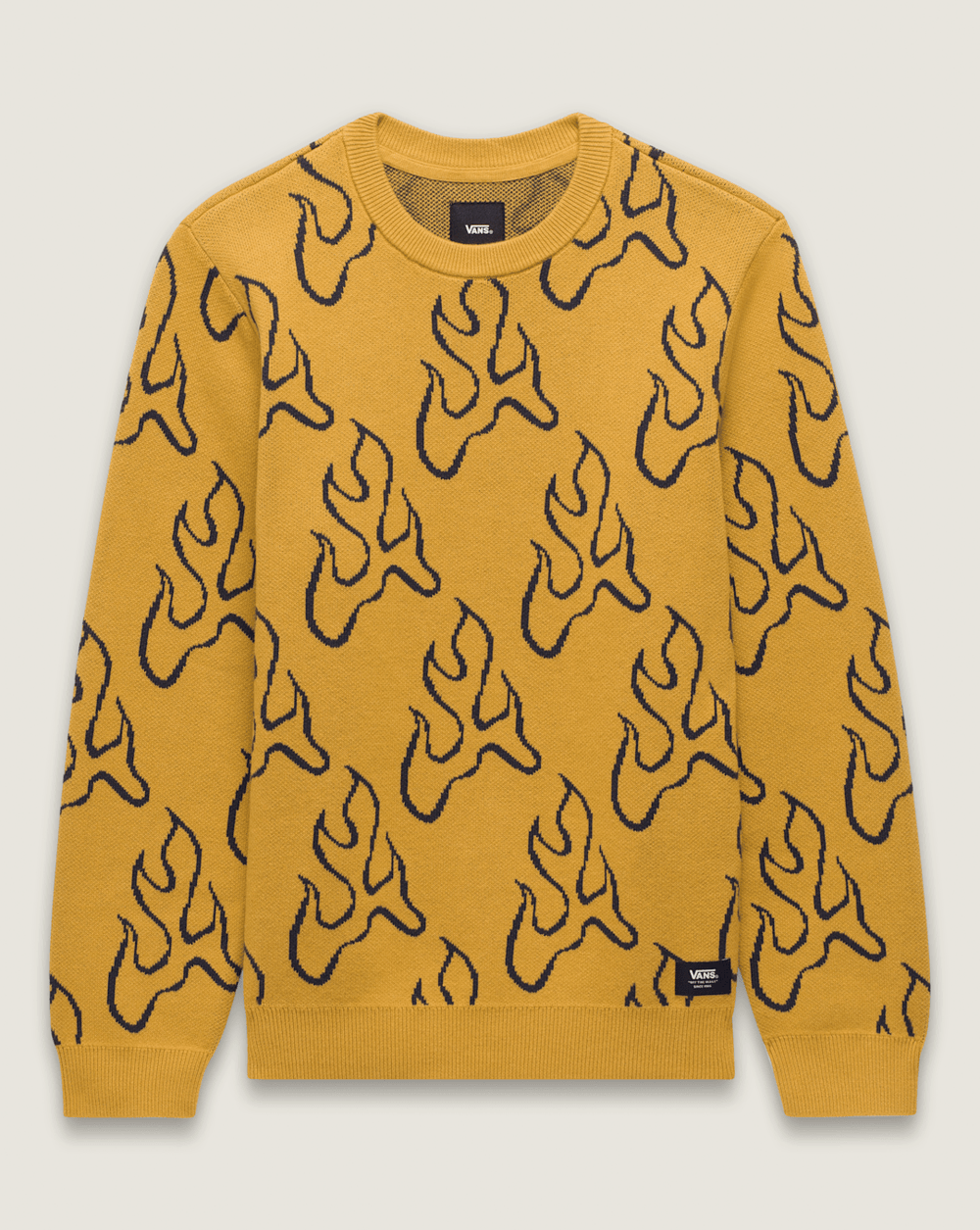 Kids Vans Kids Blaze Crew Sweater in Harvest Gold Yellow