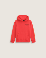 Kids Vans Little Kids Racing Flames Pullover Hoodie in Crimson Haze Red
