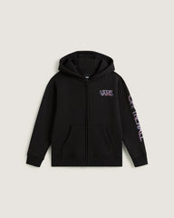 Kids Vans Little Kids Scribbled Past Zip Hoodie in Black