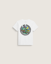 Kids Vans Little Kids Keep on Pushing T-Shirt in White