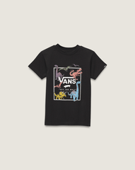 Kids Vans Little Kids Glow Dino T-Shirt in Black