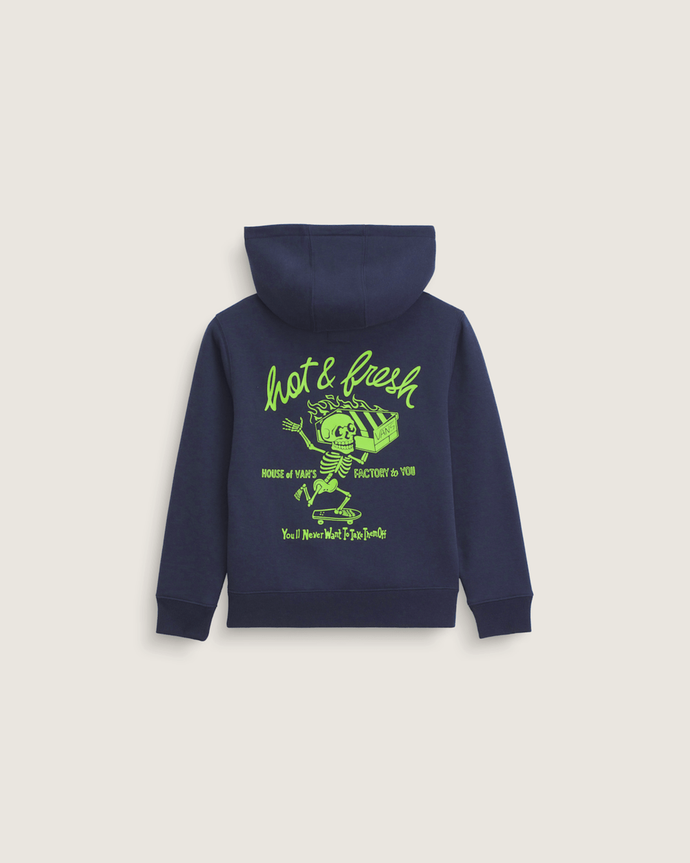 Kids Vans Little Kids Hot and Fresh Pullover Sweatshirt in Parisian Night Blue