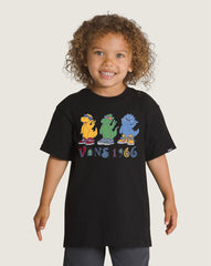 Kids Vans Little Kids Dino Bros T-Shirt in Black