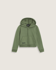 Kids Vans Little Kids Unicorn Zip Hoodie in Pine Forest Green