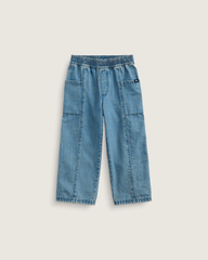 Kids Vans Little Kids Naithin Denim Pants in Stonewash Blue