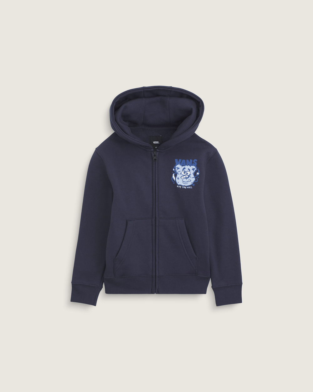 Kids Vans Little Kids Dizzy Bear Zip Hoodie in Parisian Night Blue