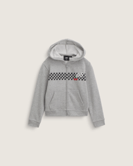 Kids Vans Little Kids Checker Cherries Pullover Hoodie in Cement Heather Grey