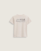 Kids Vans Little Kids Sk8 Posse T-Shirt in Taupe Mist Grey
