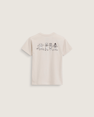 Kids Vans Little Kids Sk8 Posse T-Shirt in Taupe Mist Grey