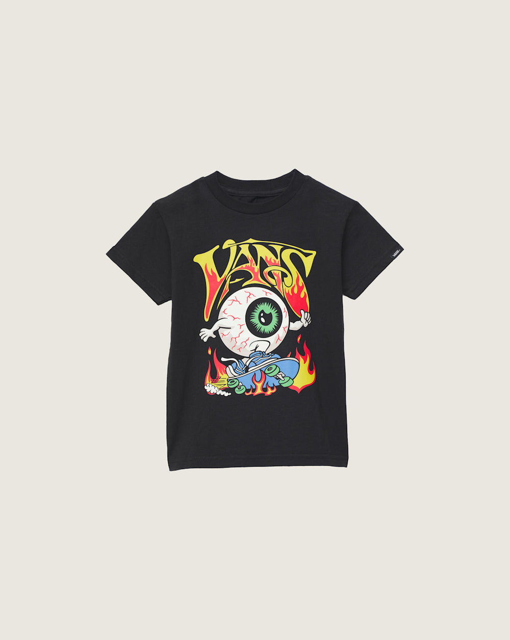 Kids Vans Little Kids Eyeball T-Shirt in Black