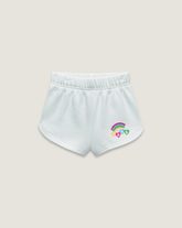 Kids Vans Little Kids Chasse Shorts in White Mint