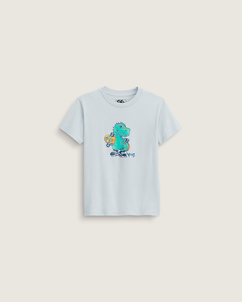 Kids Vans Little Kids Prehistoric Skater T-Shirt in Dawn Mist