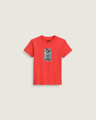 Kids Vans Little Kids Little Kids Trash Tricks T-Shirt in Crimson Haze