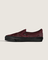 Sale Vans Premium Classic Slip-On Shoe in Burgundy Red