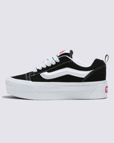 Sale Vans Knu Stack Shoe in Black / True White