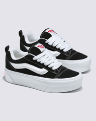 Sale Vans Knu Stack Shoe in Black / True White