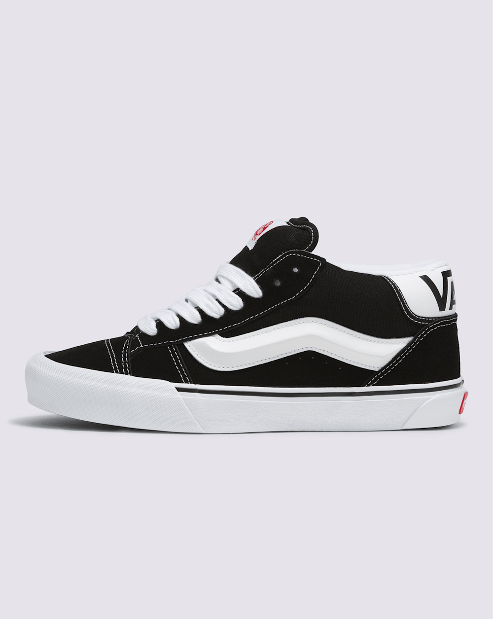 Sale Vans Knu Mid Shoe in Black / True White