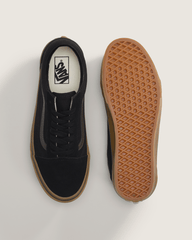 Sale Vans Old Skool Gum Shoe in Black