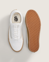 Sale Vans Old Skool Gum Shoe in White