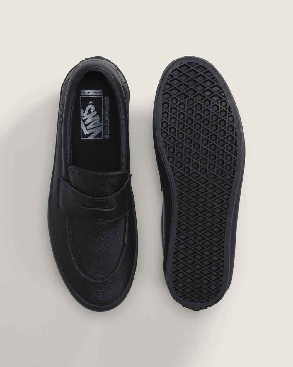 Women|Men Vans Skate Loafer Shoe in Black