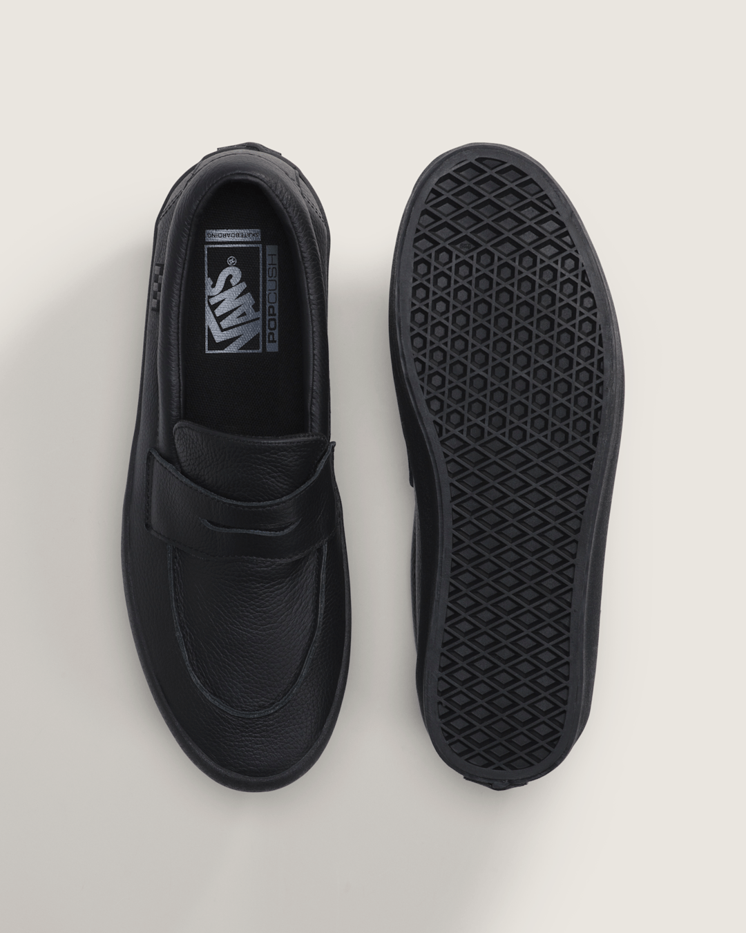 Women|Men Vans Skate Loafer Shoe in Black