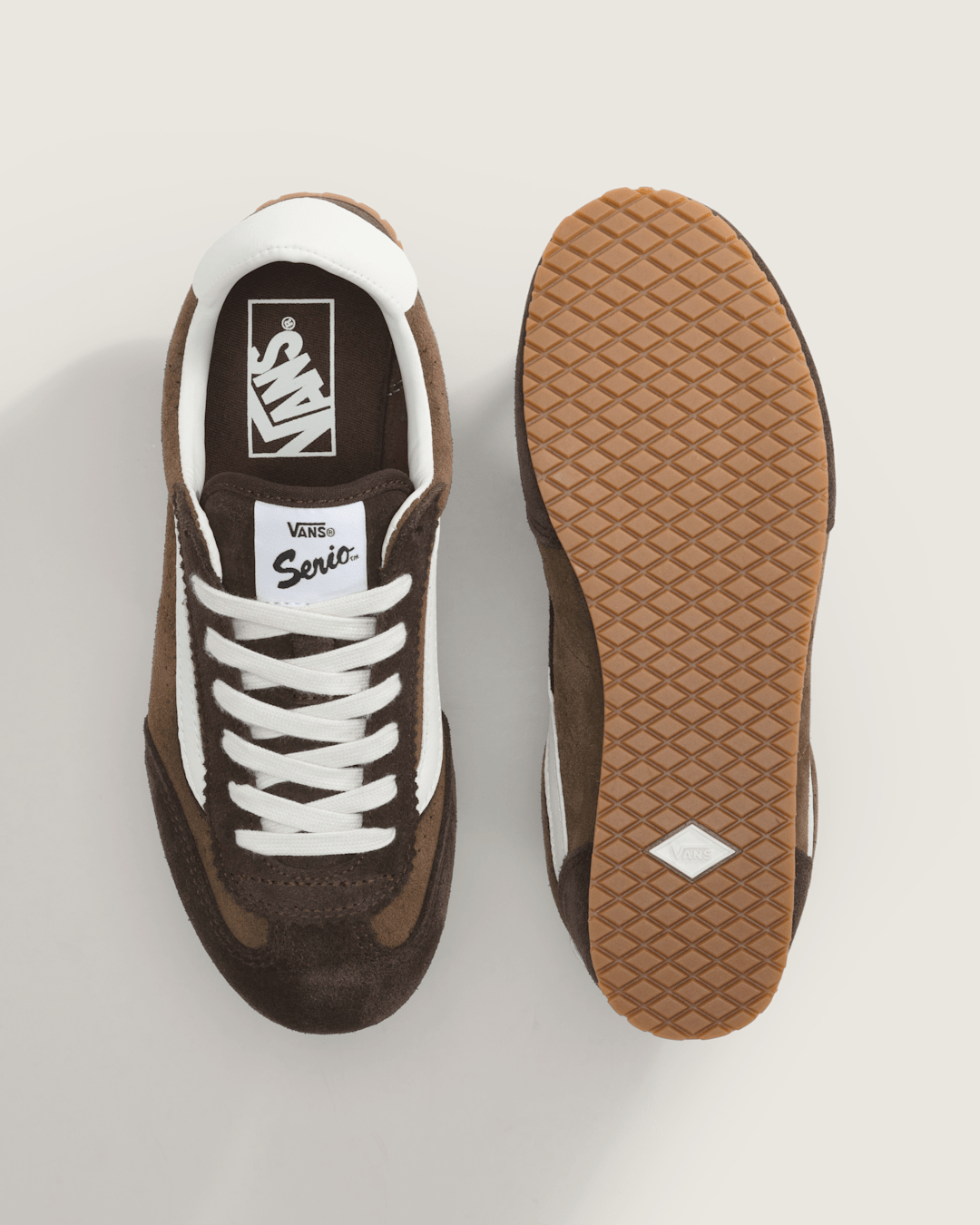 Women Vans Super Lowpro Shoe in Demitasse Brown