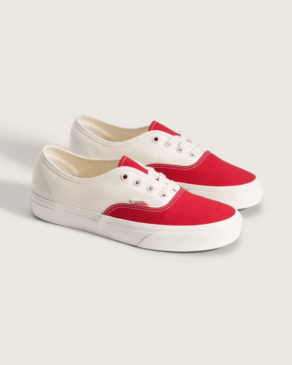 Women Vans Authentic Shoe in Racing Red