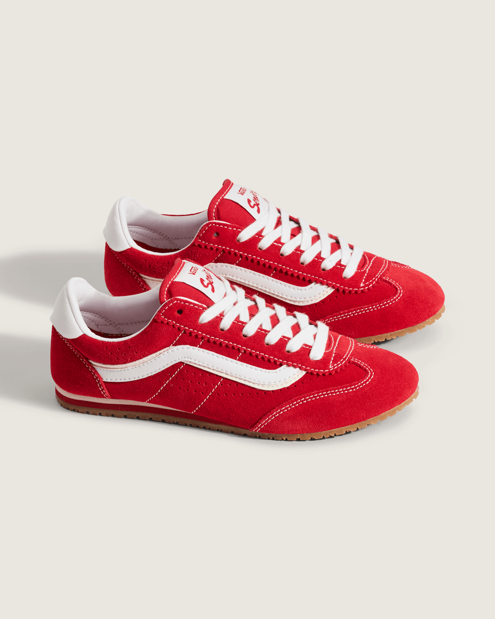 Women|Men Vans Super Lowpro Shoe in Racing Red