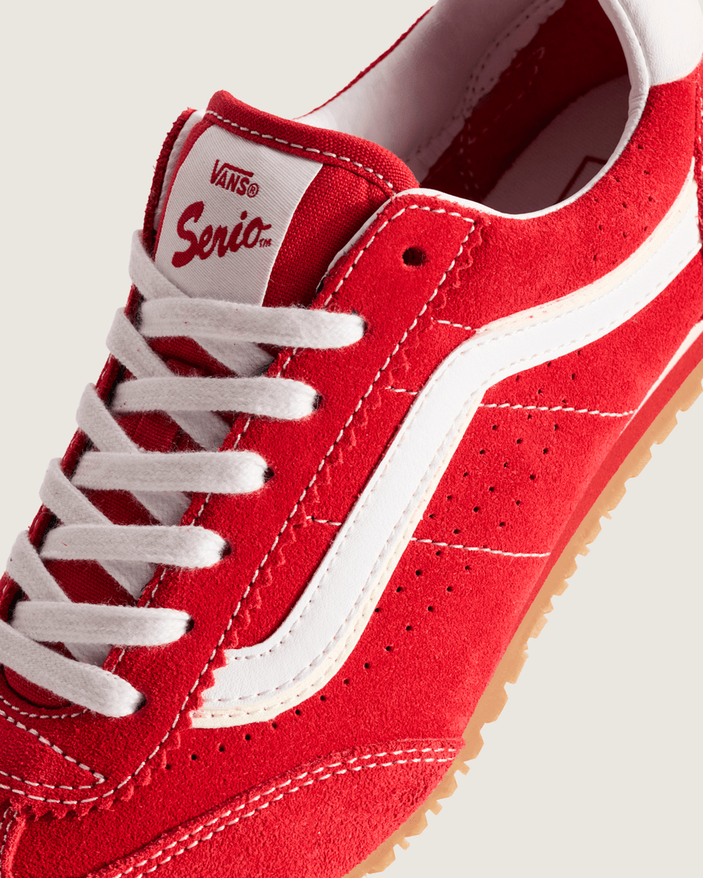 Women|Men Vans Super Lowpro Shoe in Racing Red