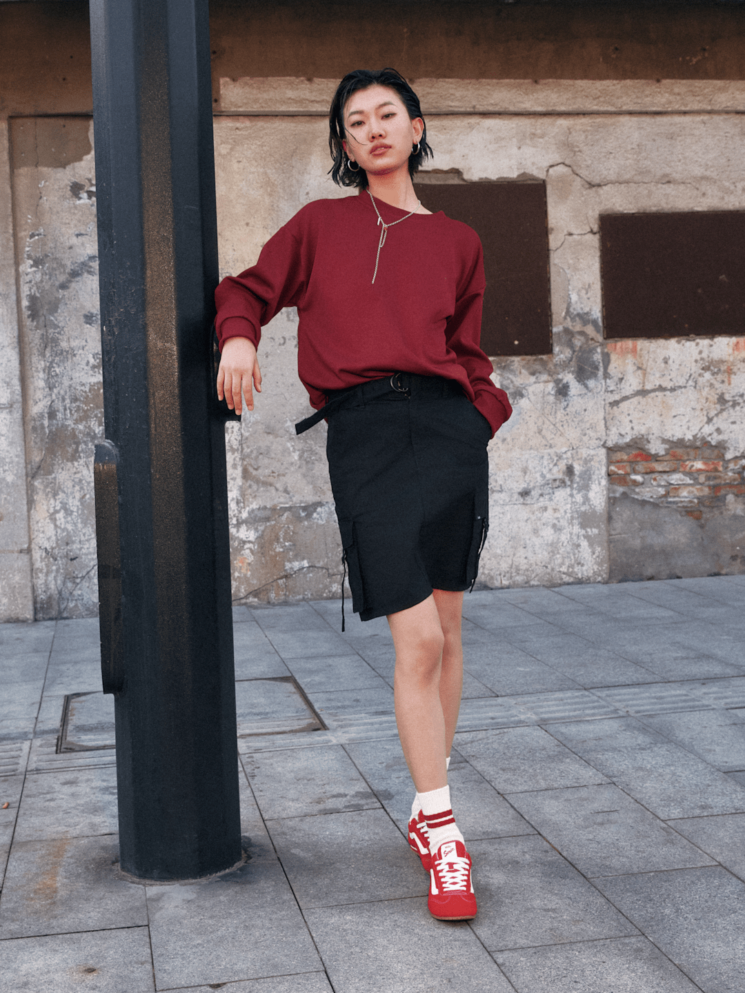 Women|Men Vans Super Lowpro Shoe in Racing Red