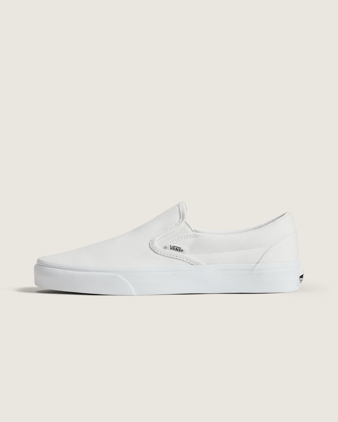 Women|Men Vans Classic Slip-On True White Classics Shoe