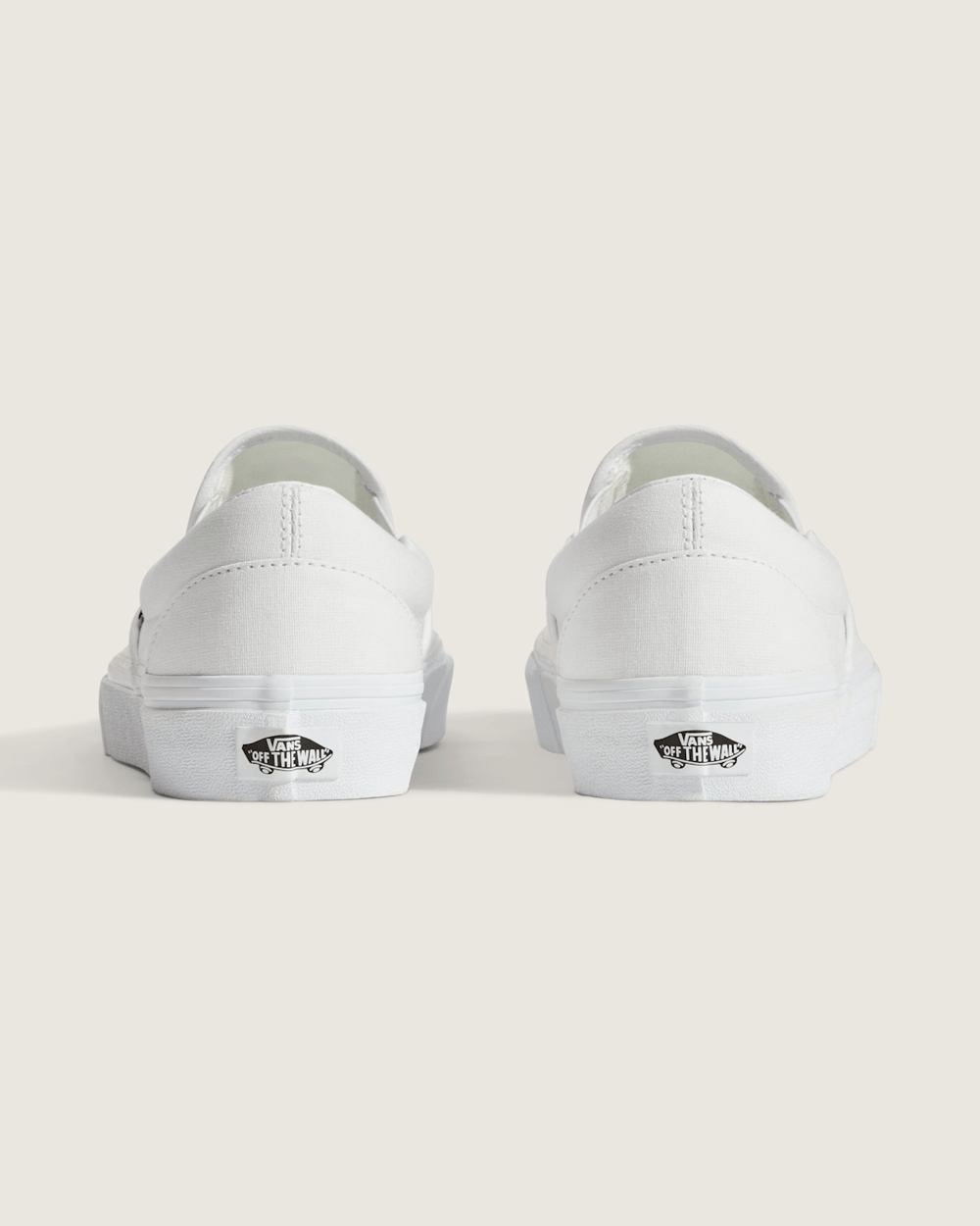 Women|Men Vans Classic Slip-On True White Classics Shoe