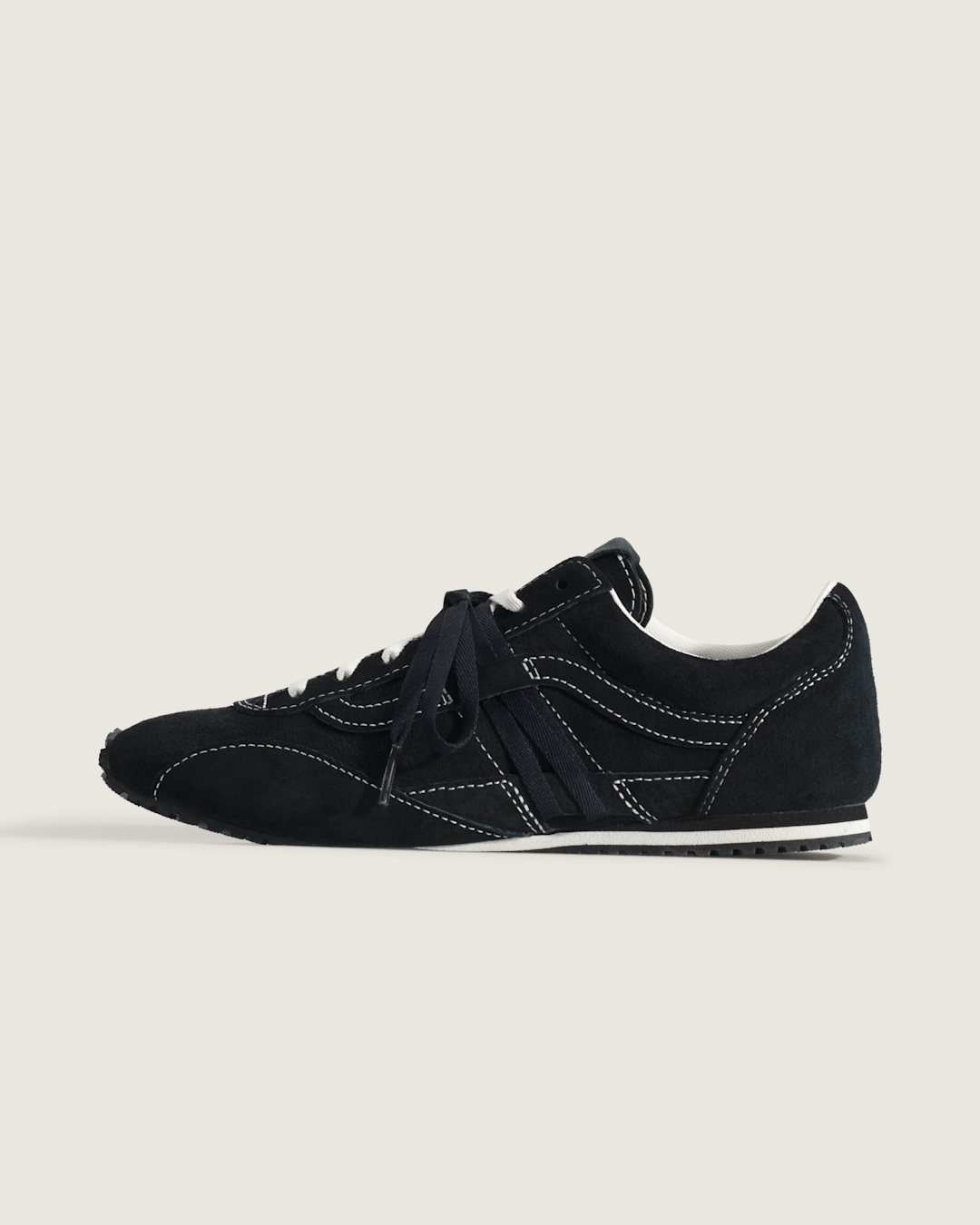 Women Vans Premium Super Lowpro Trainer in Black