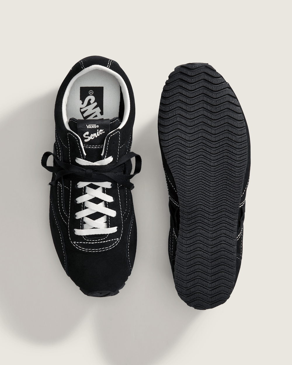 Women Vans Premium Super Lowpro Trainer in Black