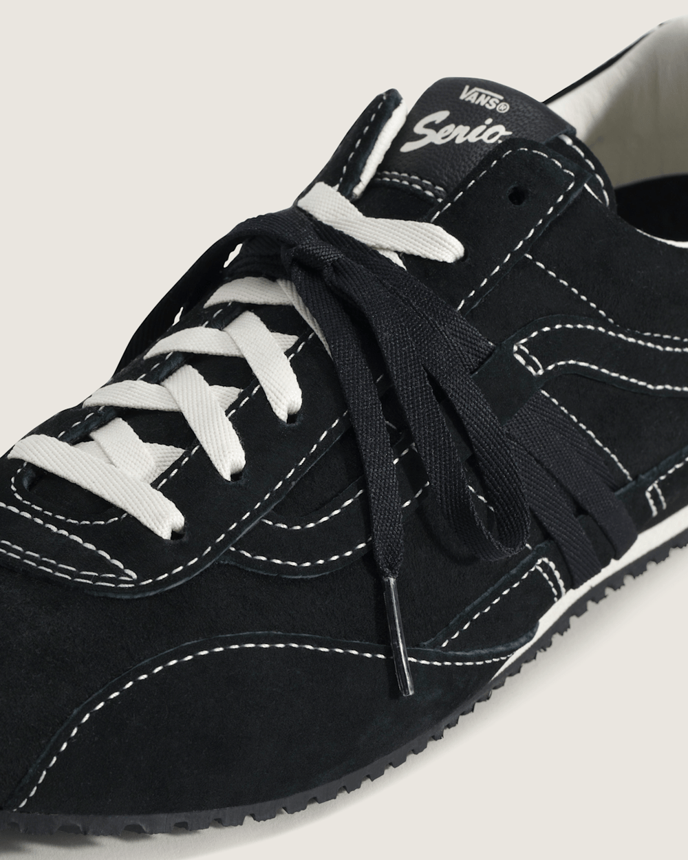 Women Vans Premium Super Lowpro Trainer in Black