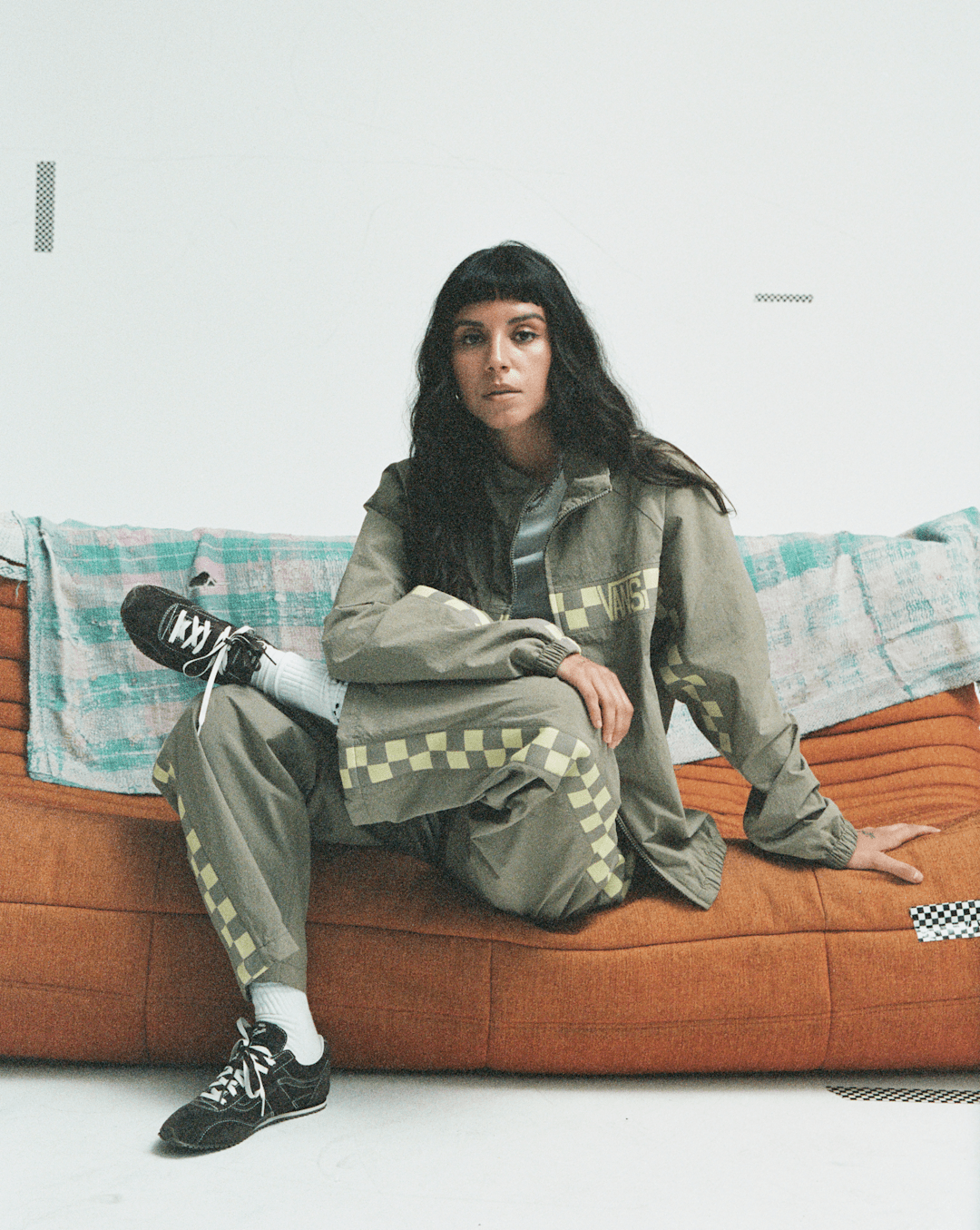 Women Vans Premium Super Lowpro Trainer in Black
