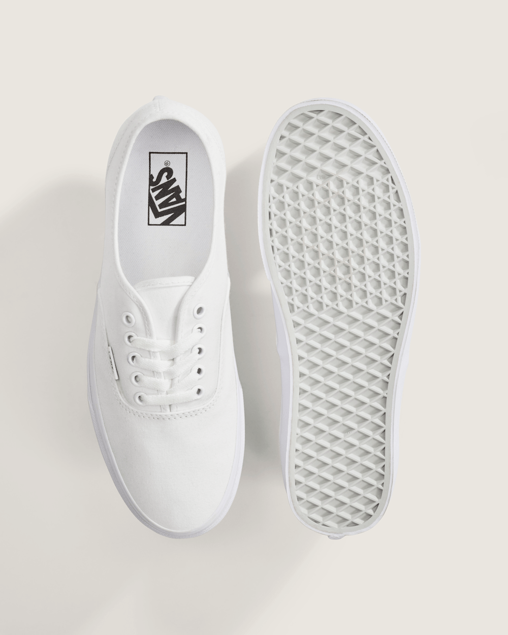 Women|Men Vans Authentic True White Classics Shoe