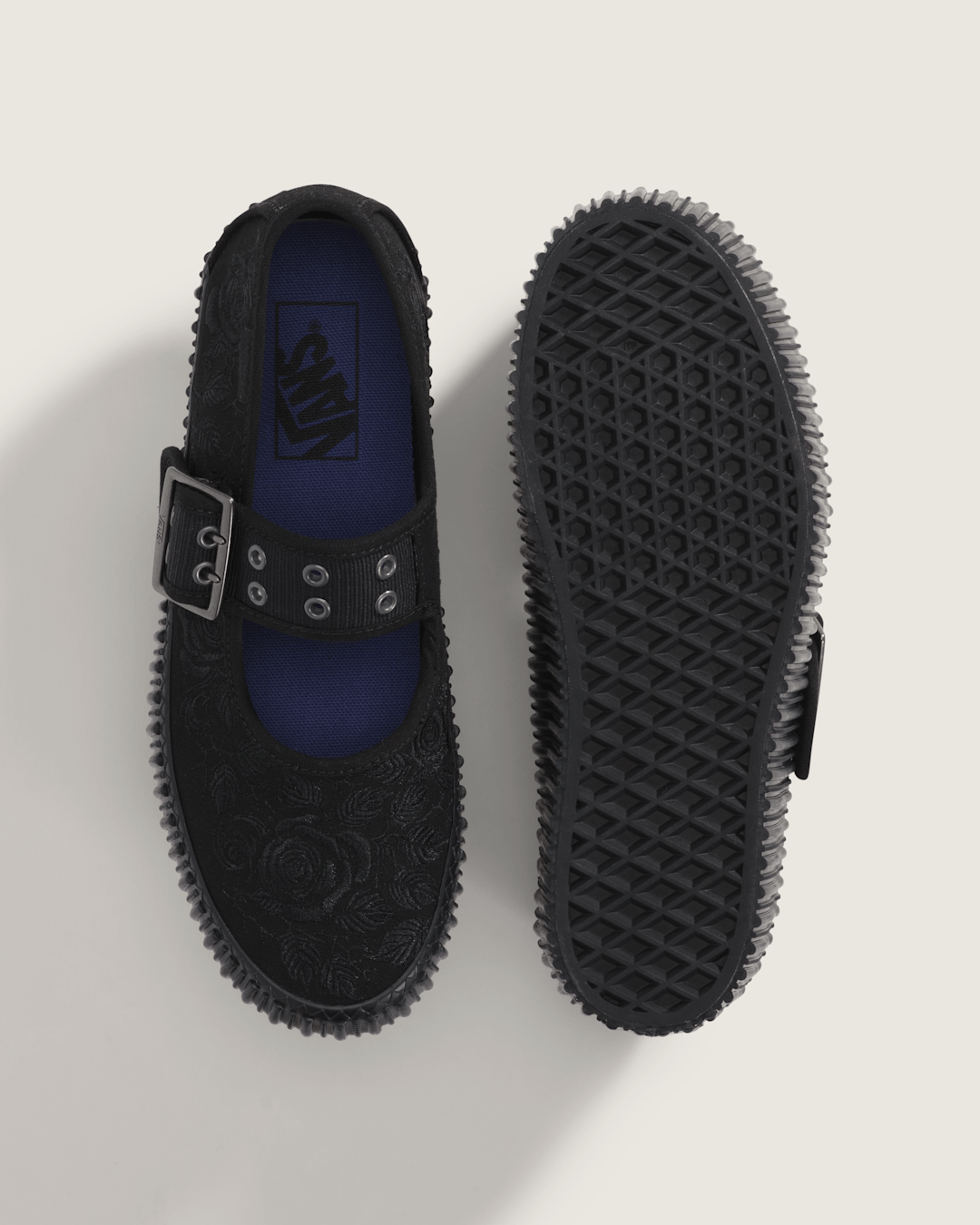 Women Vans Mary Jane Creeper Shoe in Spooky Black