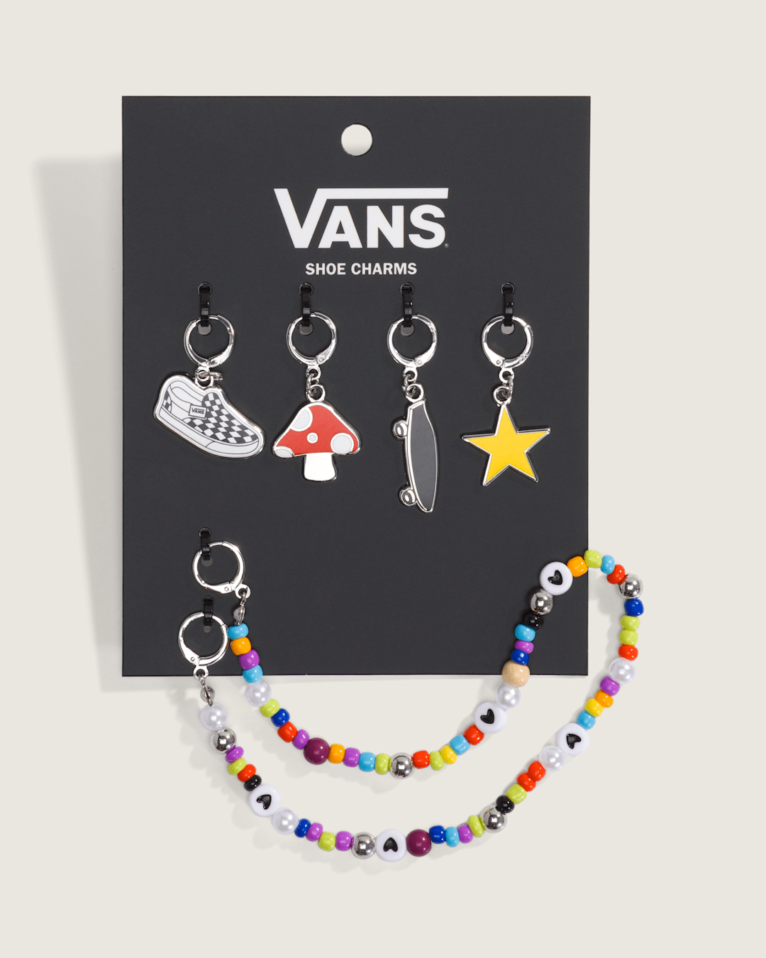 Women|Men Vans Vans Beaded Board Shoe Charm Set in Red