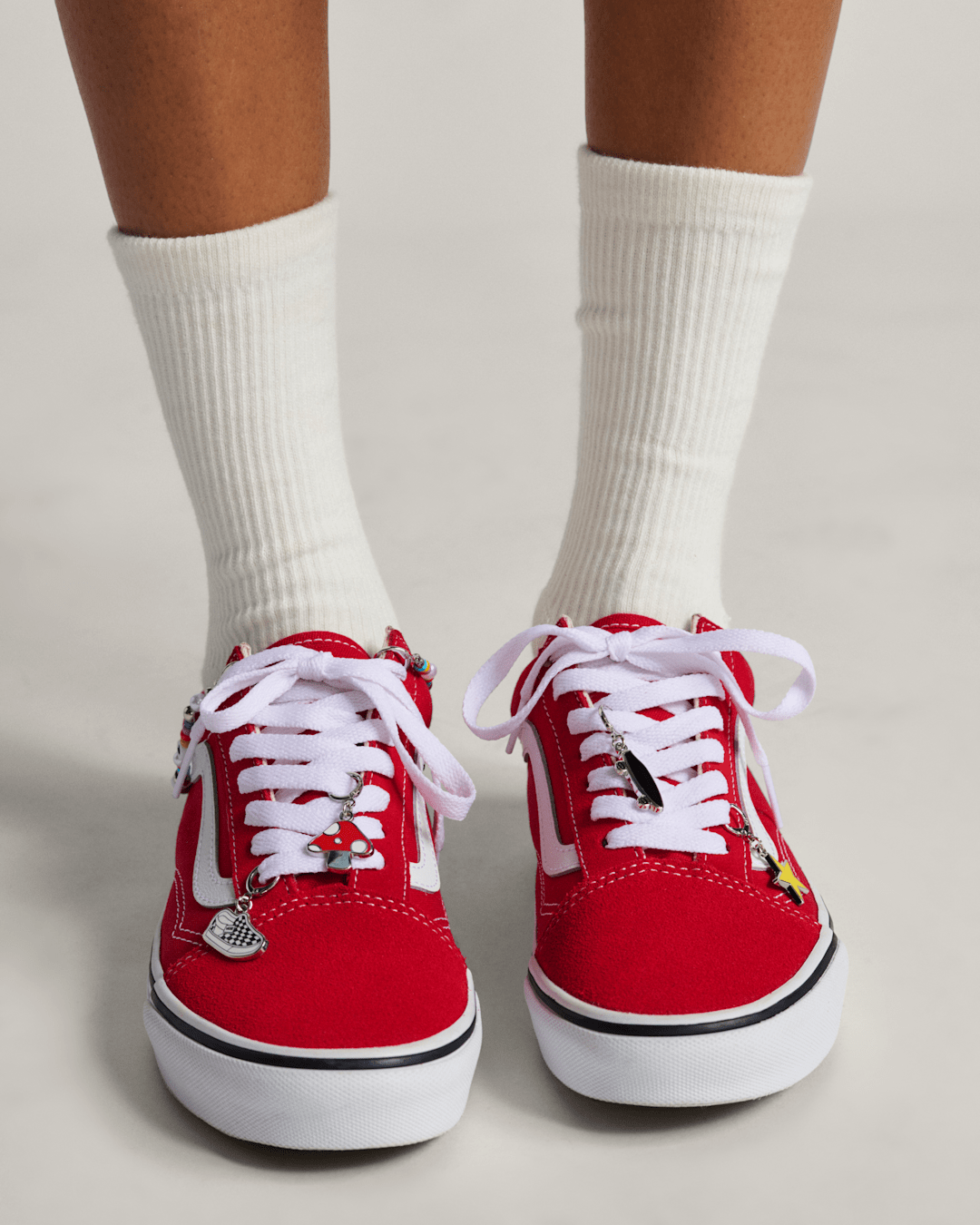 Women|Men Vans Vans Beaded Board Shoe Charm Set in Red