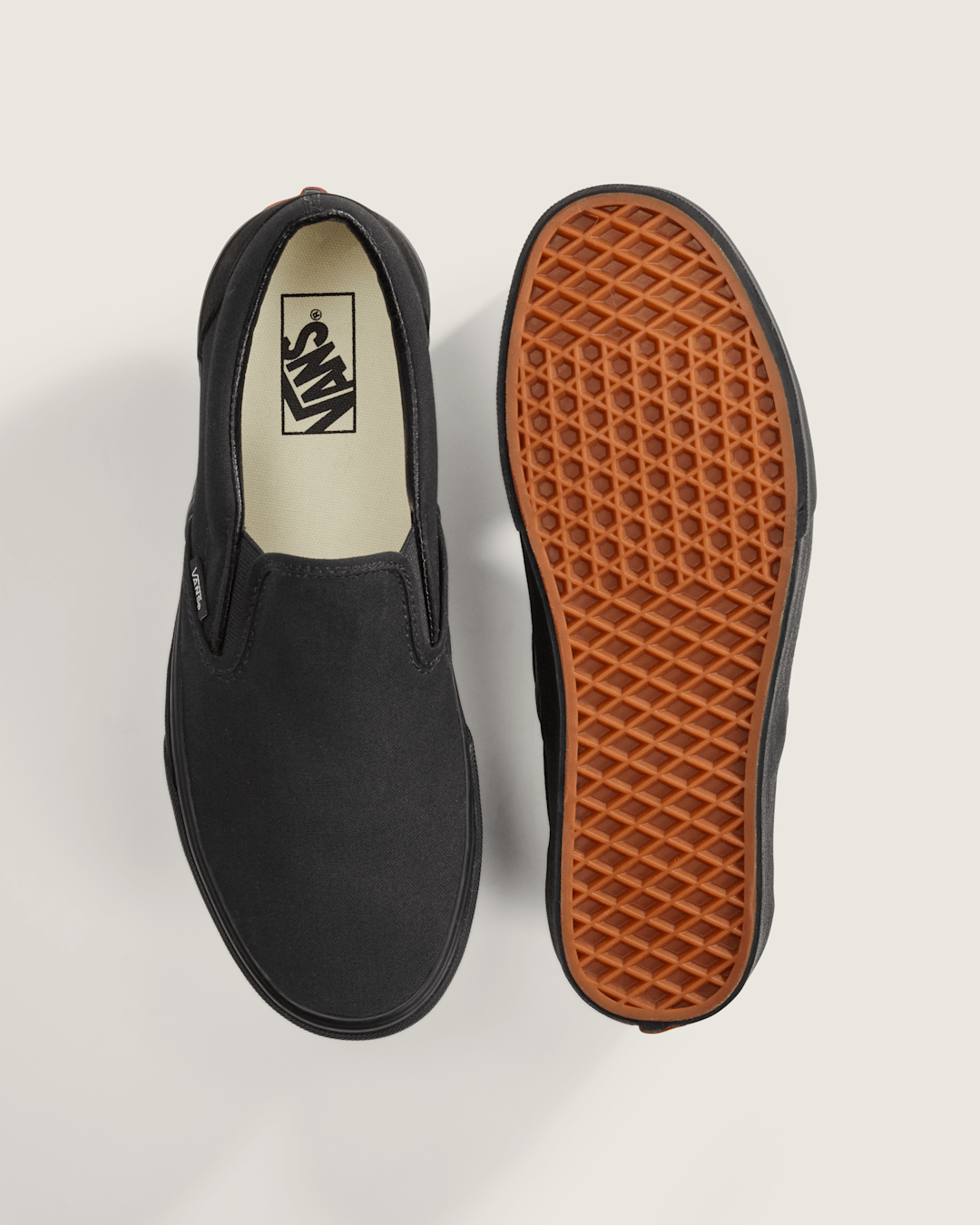Women|Men Vans Classic Slip-On Black/Black Classics Shoe