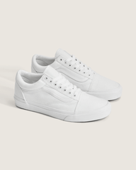 Women|Men Vans Old Skool True White Classics Shoe