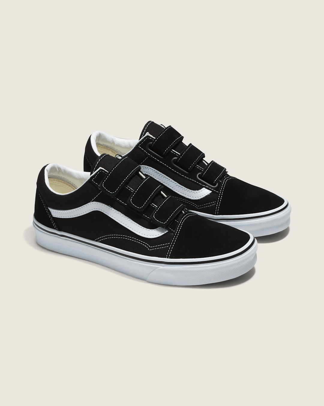 Women|Men Vans Old Skool V Suede/Canvas black/True White Classics Shoe