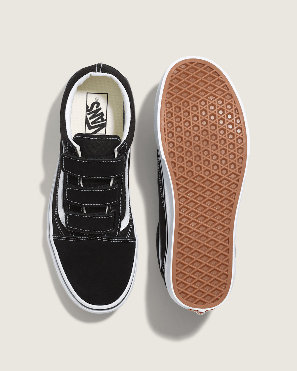 Women|Men Vans Old Skool V Suede/Canvas black/True White Classics Shoe