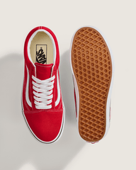 Women Vans Old Skool Racing Red/True White Shoe