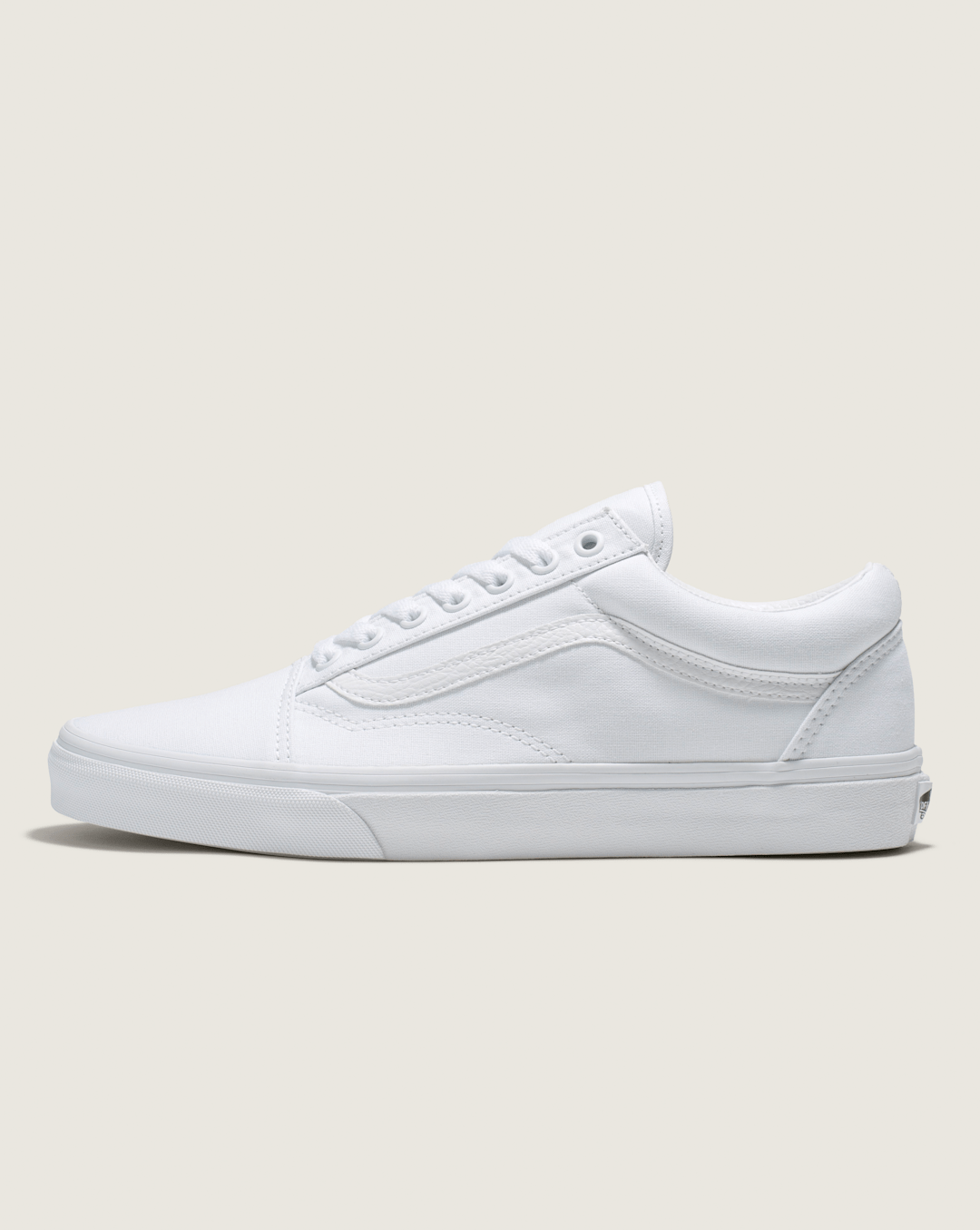 Women|Men Vans Old Skool Wide Canvas True White Classics Shoe
