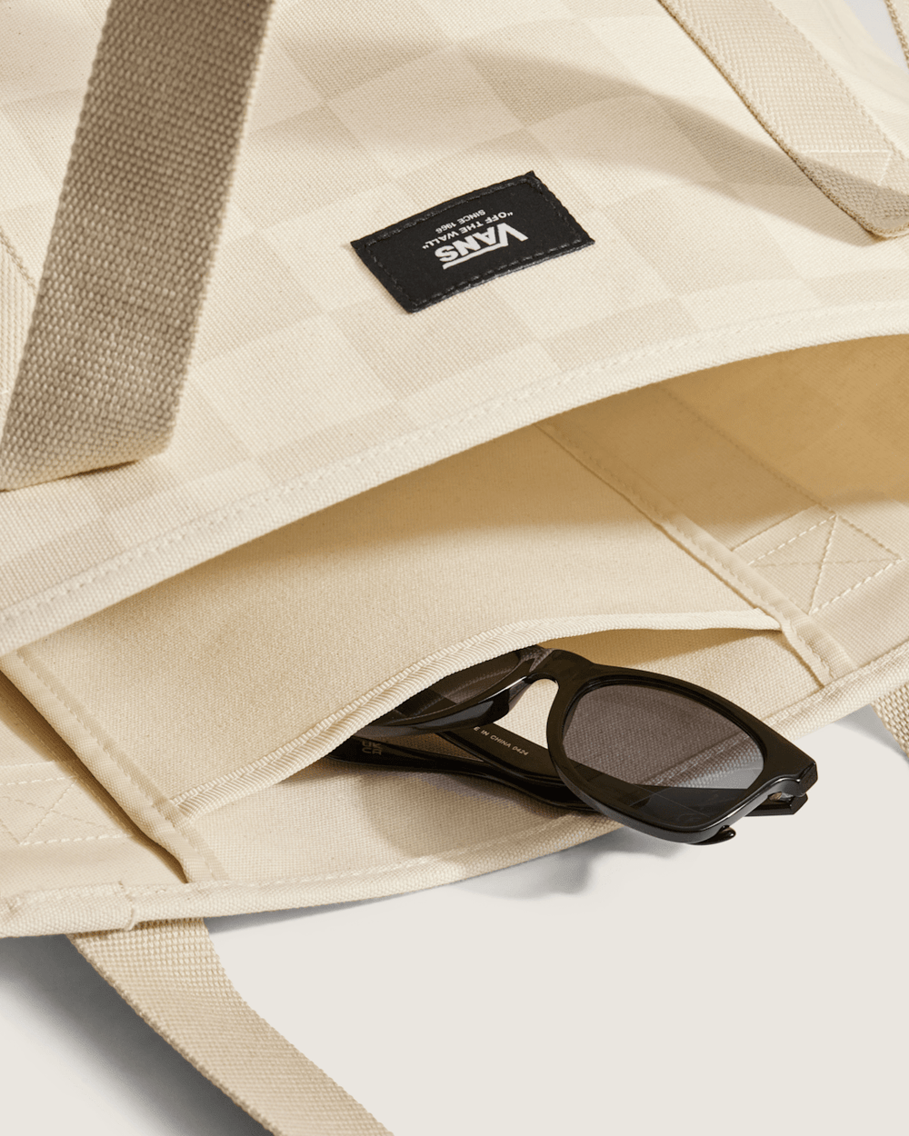 Women|Men Vans Pergs Tote Bag in Oatmeal Beige