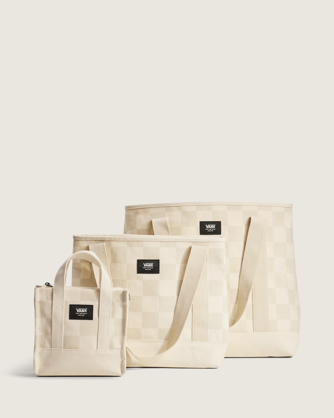 Women|Men Vans Pergs Tote Bag in Oatmeal Beige